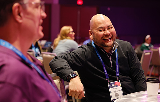 Teachers and Administrators from a school district posing for a picture at the TCEA Convention & Exposition.