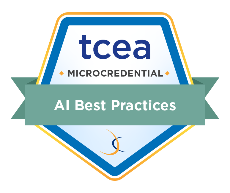 TCEA Microcredntial Badges AI for Educators